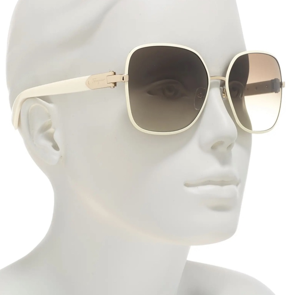 SALVATORE FERRAGAMO 59mm Oversized Sunglasses New!